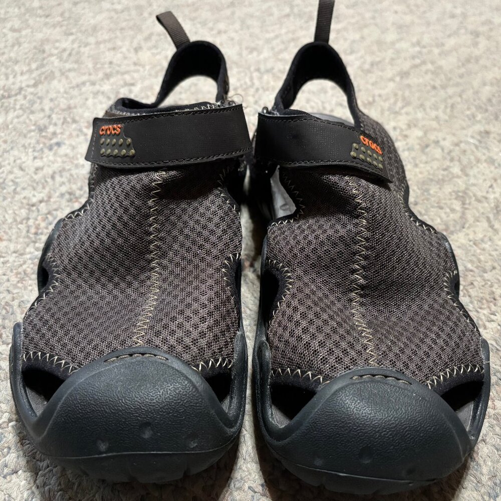 Mens CROCS Swiftwater Mesh Deck Sandals